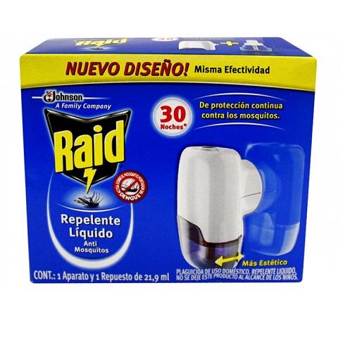 JOH01660 INSECTICIDA PLAGUICIDA LIQUIDO Y REPUESTO 21 9ML RAID JOHNSON