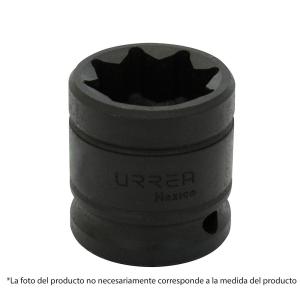 7424S DADO DE IMPACTO CUADRO DE 1/2", 8 PUNTAS, EN PULGADAS, 3/4" URREA