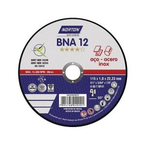 66252843679 DISCO CORTE DELGADO T01/41 AZUL RIGHTCUT 4-1/2X3/64X7/8" IN 115X1 0X22 2MM INOX/SS 115 BNA12 NORTON