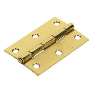 43196 BR-301 BISAGRA RECTANGULAR 3" ACERO LATONADO HERMEX
