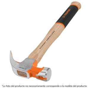 16650 MO-7 MARTILLO PULIDO 7 OZ UÑA CURVA MANGO HICKORY TRUPER GRIP