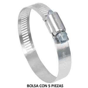 44242 AB-36 BOLSA CON 5 ABRAZADERAS REFORZADAS # 36 1-13/16 - 2-3/4" FIERO