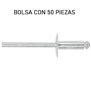 44537 R-66LF-B BOLSA CON 50 REMACHES 3/16" X 3/8" DE ALUMINIO ALA 17/32" FIERO