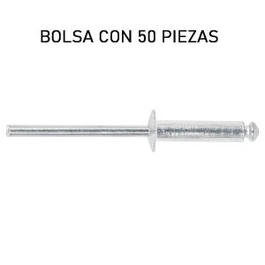 44527 R-58B BOLSA CON 50 REMACHES 5/32" X 1/2" DE ALUMINIO ALA 5/16" FIERO