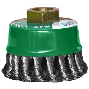2855 CEPILLO TIPO COPA DE ALAMBRE TRENZADO CHIP-CUT (3"X0 014X5/8"-11) TENAZIT