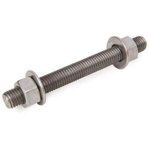 ESP1-4 VARILLA ROSCADA ESPARRAGO DE 1/4" X 10"  CON 2 TUERCAS NACIONAL