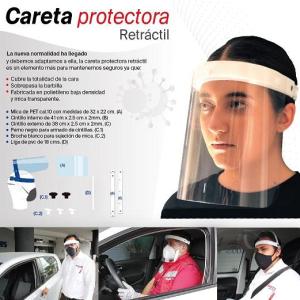 C-19 CARETA PROTECTORA RETRACTIL VI GENERICA